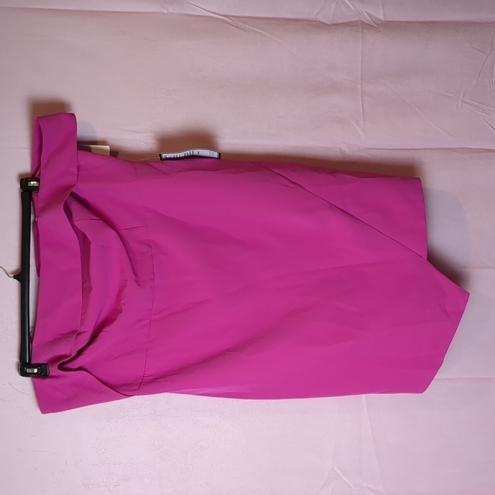 City Studio Bright Pink One Shoulder Mini Asymmetric Hem Mini Barbie Dress 22W